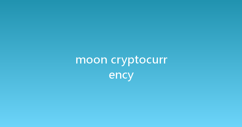 moon cryptocurrency 